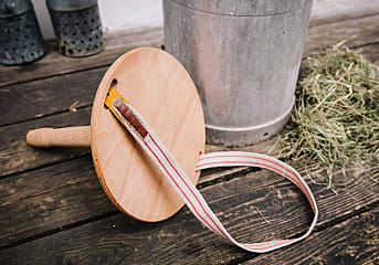 Traditioneller Melkschemel